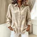 Blusa camisera de rayas